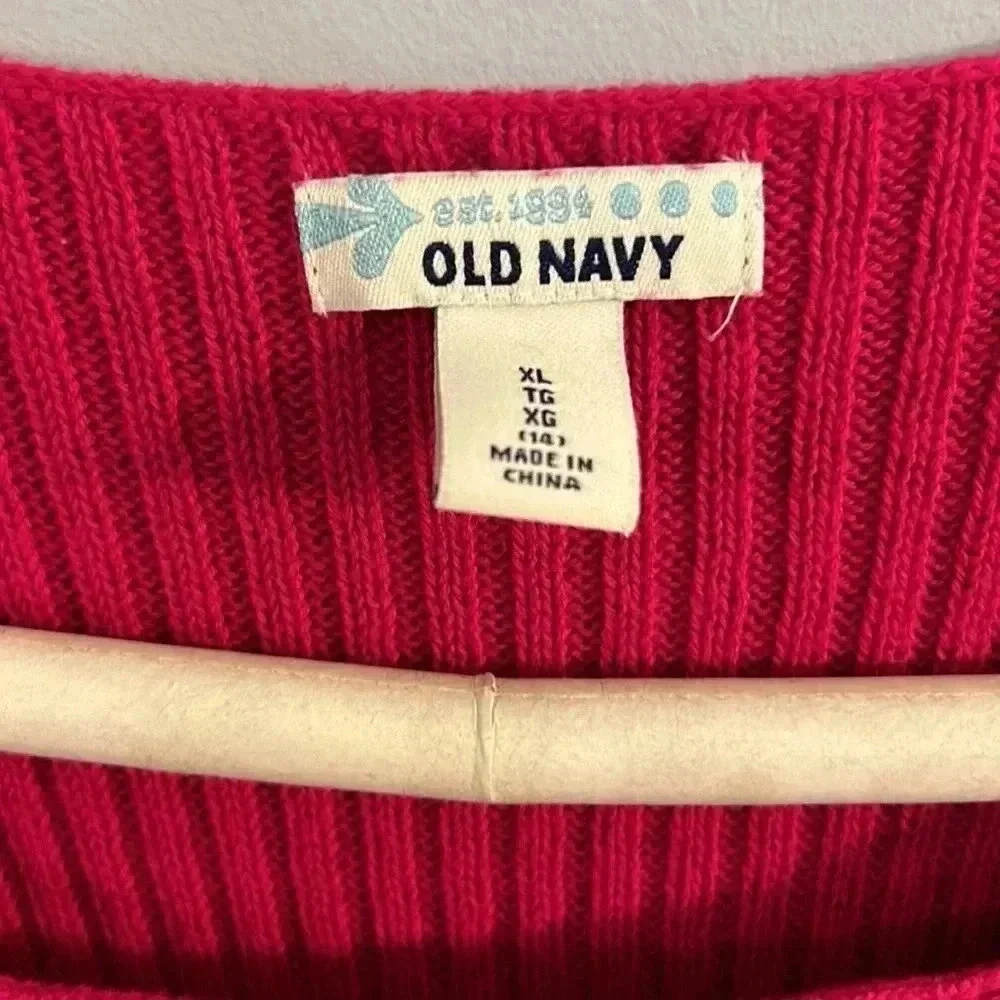 Girls Old‎ Navy short sleeve sweater dress size XL (14)